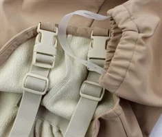 Lil Atelier nougat softshell bukser